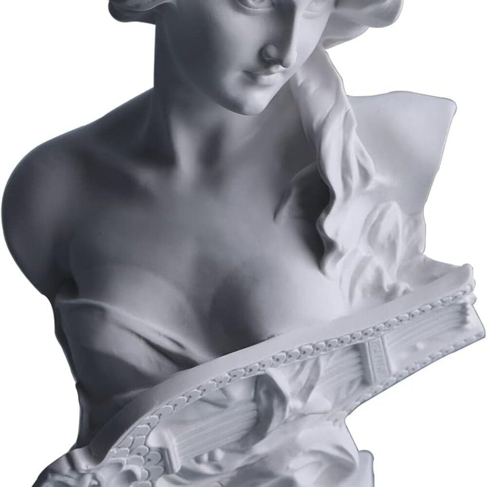 6" H Greek Mythology Bust Statue Decor,Artemis Statues Roman Goddess Figurines,U - Picture 3 of 8